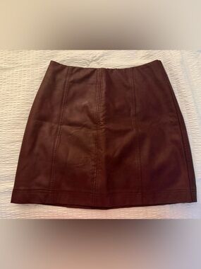 Maroon Skirt